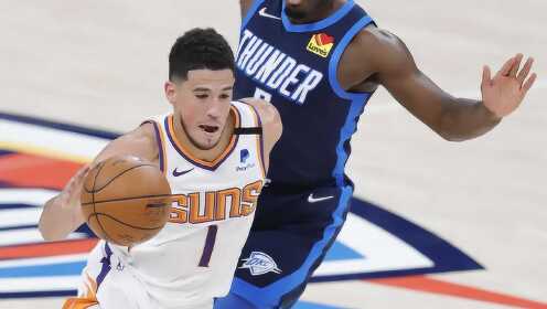 《NBA全场集锦》【球星】布克vs雷霆集锦 32+3+6轰炸内线带队取胜