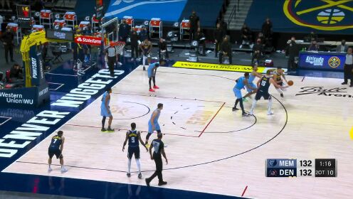 《NBA全场集锦》【纯享】灰熊vs掘金精华回放 约基奇狂砍47分掘金双加时逆转灰熊