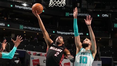 《NBA全场集锦》【原声】热火121-111黄蜂 六人得分上双阿德巴约率队三连胜