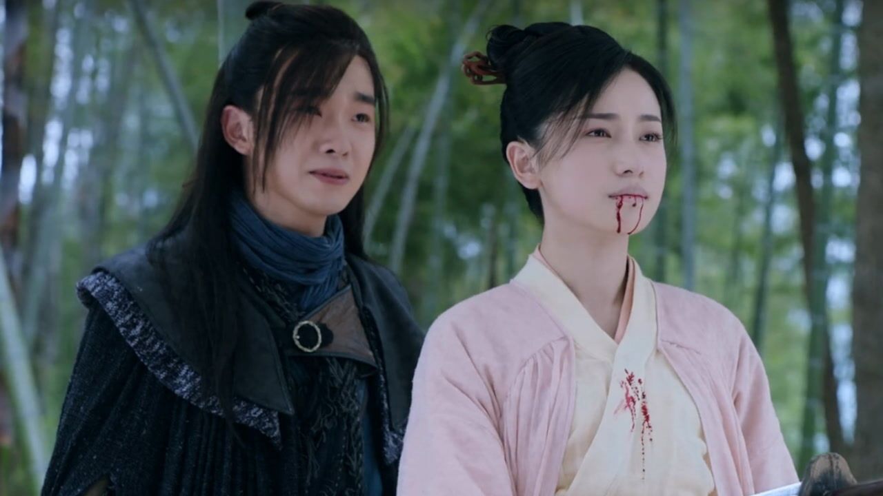 《新笑傲江湖》第33集02:岳灵珊临死前还在维护林平之,求令狐冲不要杀