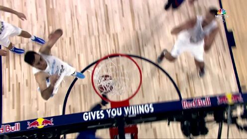 《NBA全场集锦》腾云驾雾天外飞仙 拉文平地起惊雷单臂隔扣完成2+1