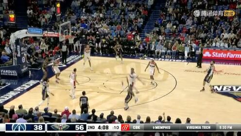 《NBA全场集锦》手感火热！格拉汉姆2记三分拉开大比分