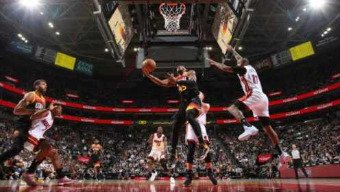 《NBA全场集锦》【球星】米切尔vs热火集锦 里突外投轻取22分