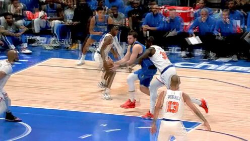 《NBA全场集锦》逮谁军训谁！东契奇单挑兰德尔轻松打成2+1