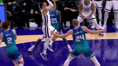 《NBA全场集锦》浇灭对手反扑气焰 琼斯小碎步抛射贝恩快下偷袭