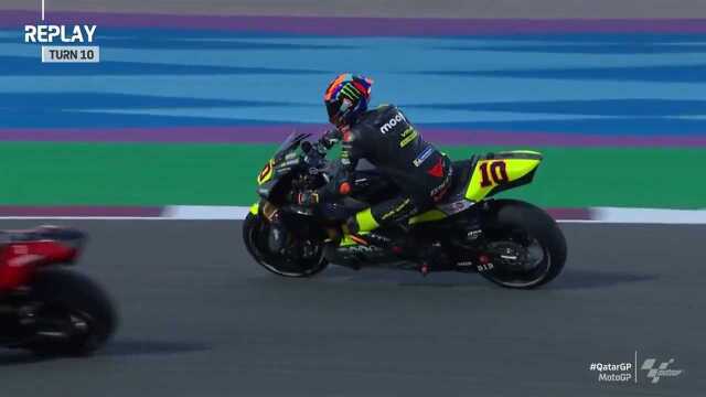 推到极限!MotoGP卡塔尔站卢卡马里尼极限过弯险些转倒