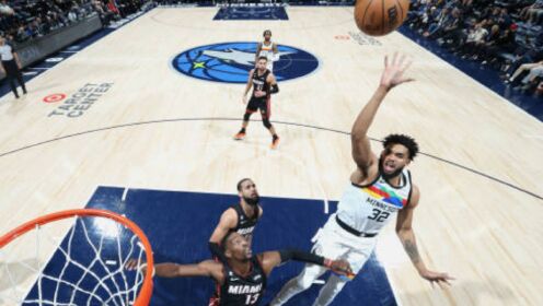 《NBA全场集锦》【球星】唐斯vs热火集锦 25分10篮板内线为所欲为