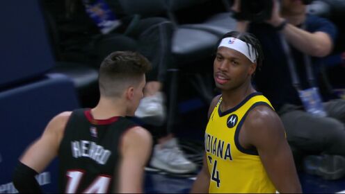 《NBA全场集锦》【原声】热火99-101步行者 希罗空砍29分步行者3人得分20+险胜热火
