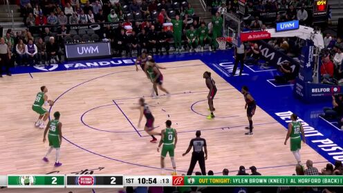 《NBA全场集锦》连续转移球不停歇 怀特分球格里芬三分开张