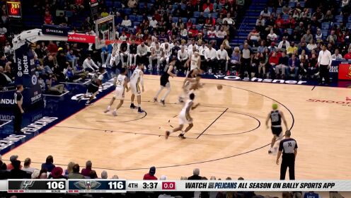 《NBA全场集锦》杀人还要诛心！CJ手感爆棚再中关键三分