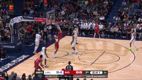 《NBA全场集锦》【纯享】湖人vs鹈鹕精华纯享 英格拉姆独揽35分终结10连败