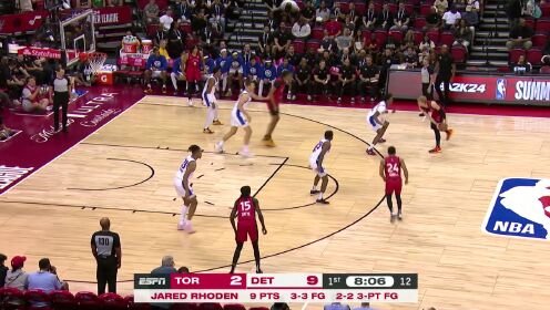 《NBA全场集锦》最佳扣篮没跑了 汤普森空接背扣惊艳全场