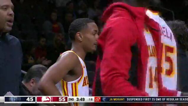 灰熊vs老鹰第二节中文解说回放