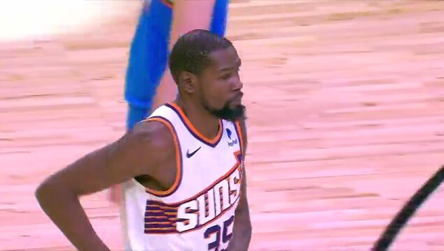 NBA常规赛：雷霆vs太阳第3节英文原声回放