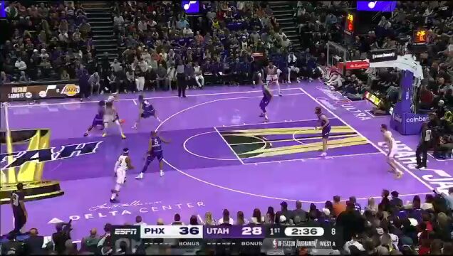 太阳vs爵士第1节中文解说回放