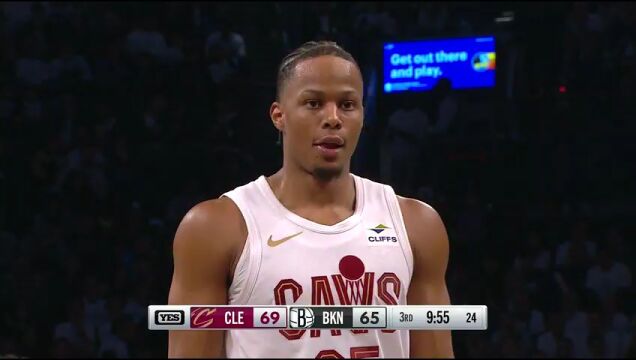  NBA常规赛：骑士vs篮网第3节中文解说回放