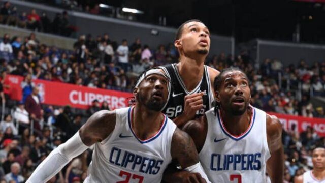 马刺83-123快船 文班亚马仅11+5卡椒组合三节打卡合砍40分