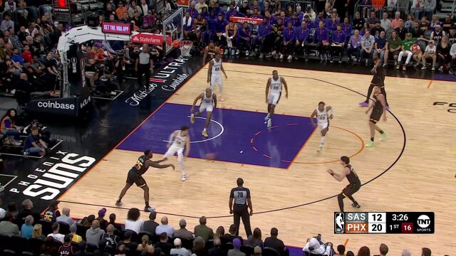 前方三米没人还有点儿不适应！杜兰特大空位三分脱筐而出