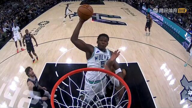 天神下凡！爱德华兹平筐补扣 滞空悬停太震撼