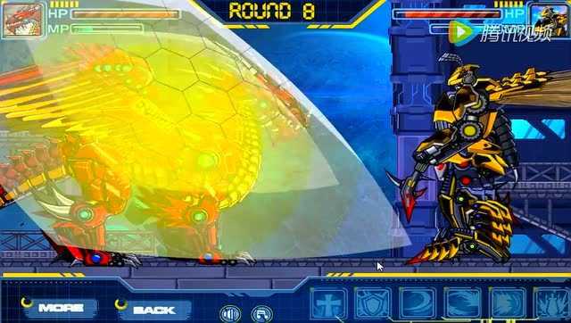 单机游戏小熙解说模拟拼装变形金刚大黄蜂对战机械喷火龙