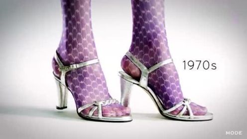 高跟鞋100年的演变过程，好喜欢最后一双！