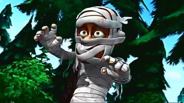 光头强脚伤没有打破伤风全身缠着白色带子像什么