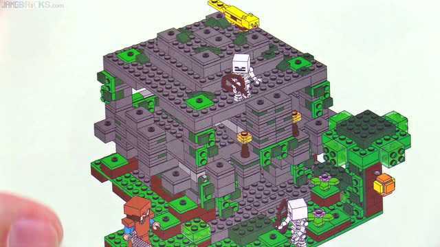 乐高lego我的世界 21132丛林寺