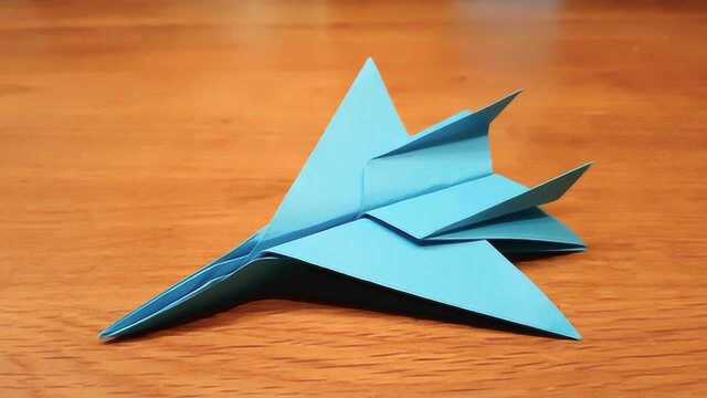 折纸小报教你用a4纸折一架f15战斗机