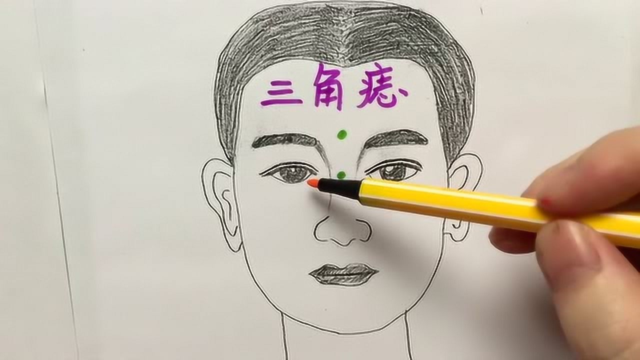 男子印堂山根兩個地方有痣,陷入兩男一女的戀情不能自拔_騰訊視頻