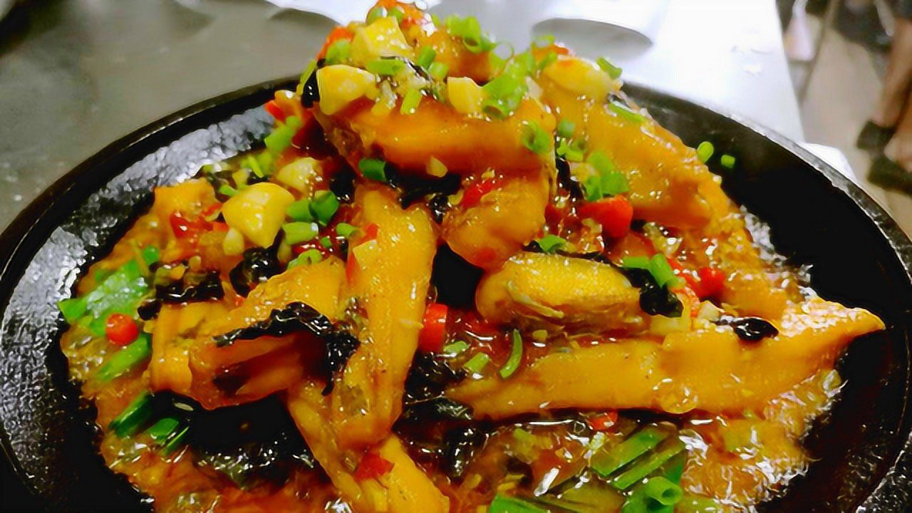 铁板鱼肚的制作方法