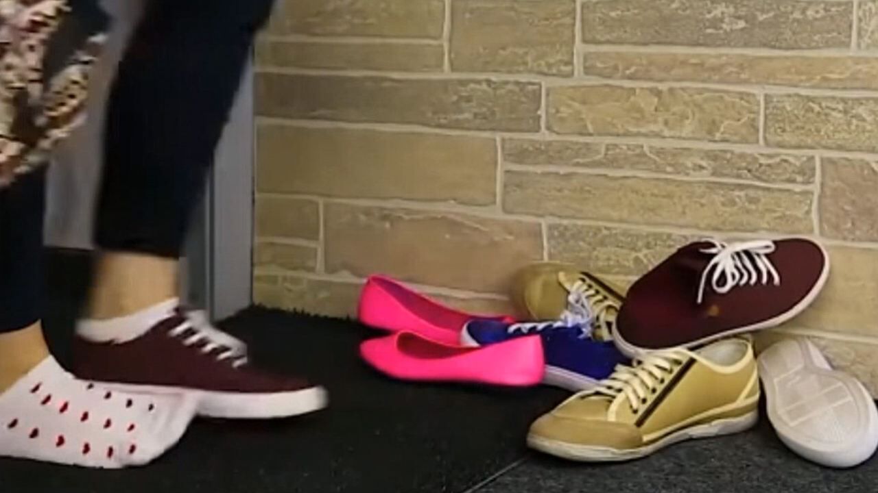 门口的鞋子总是乱糟糟的怎么办？创意鞋架DIY-生活智慧方法小窍门_高清1080P在线观看平台_腾讯视频