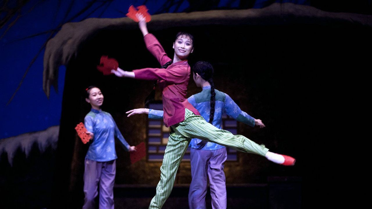 怀旧歌舞《窗花舞》芭蕾舞剧白毛女选段