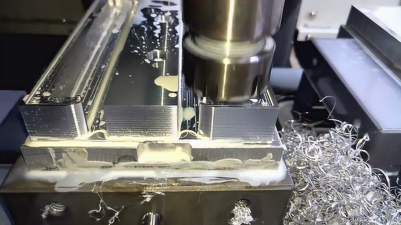 加工中心插削加工深槽,强大的机械设备_高清1080P在线观看平台_腾讯视频