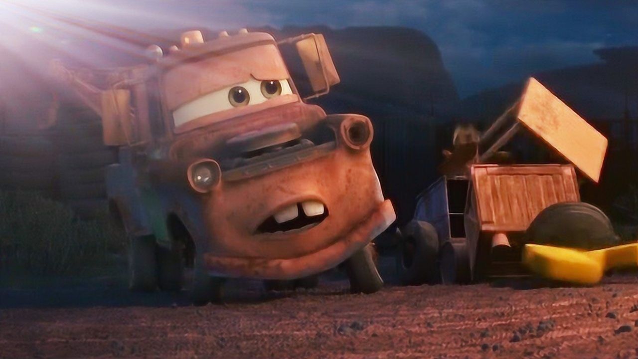 汽车总动员3闪电麦昆找好朋友板牙谈心心情大好