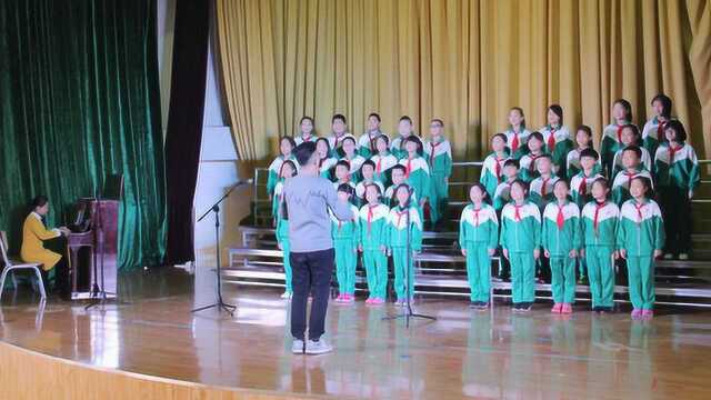 中北镇第二小学合唱团参赛节目校歌可爱的校园