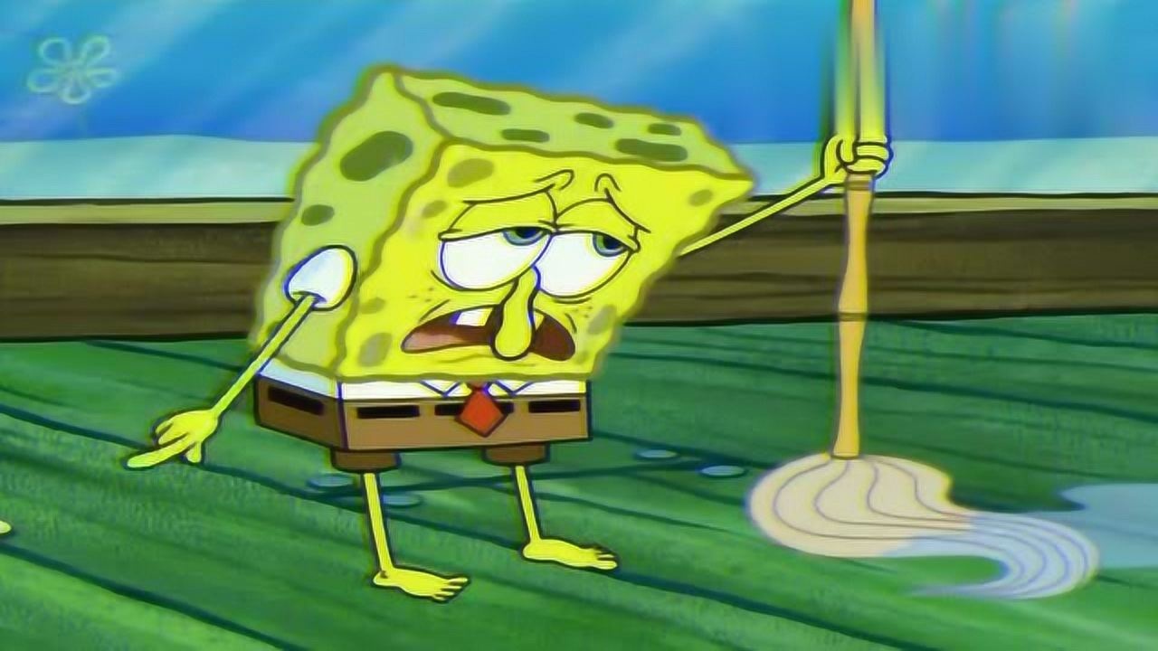 海宝宝之蟹堡太热了,海宝宝的鞋子都融化了