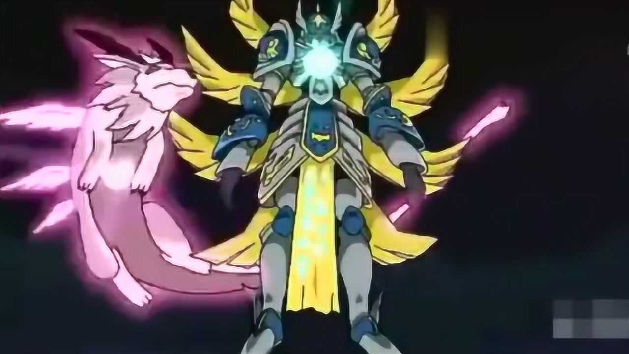 数码宝贝天使兽天女兽究极体进化原来是这样的好酷