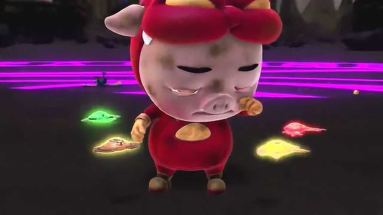 猪猪侠：小猪猪再一次和五灵王合体想要阻止他_腾讯视频