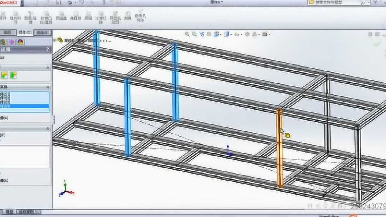 solidworks钢结构工具的使用及出工程图教学视频_腾讯视频