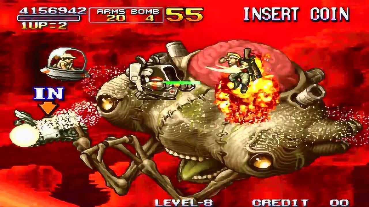 合金弹头3不要以为小刀的攻击要比武器低其实小刀伤害更高