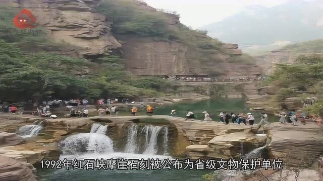 万里长城第一胜景,陕西榆林红石峡!