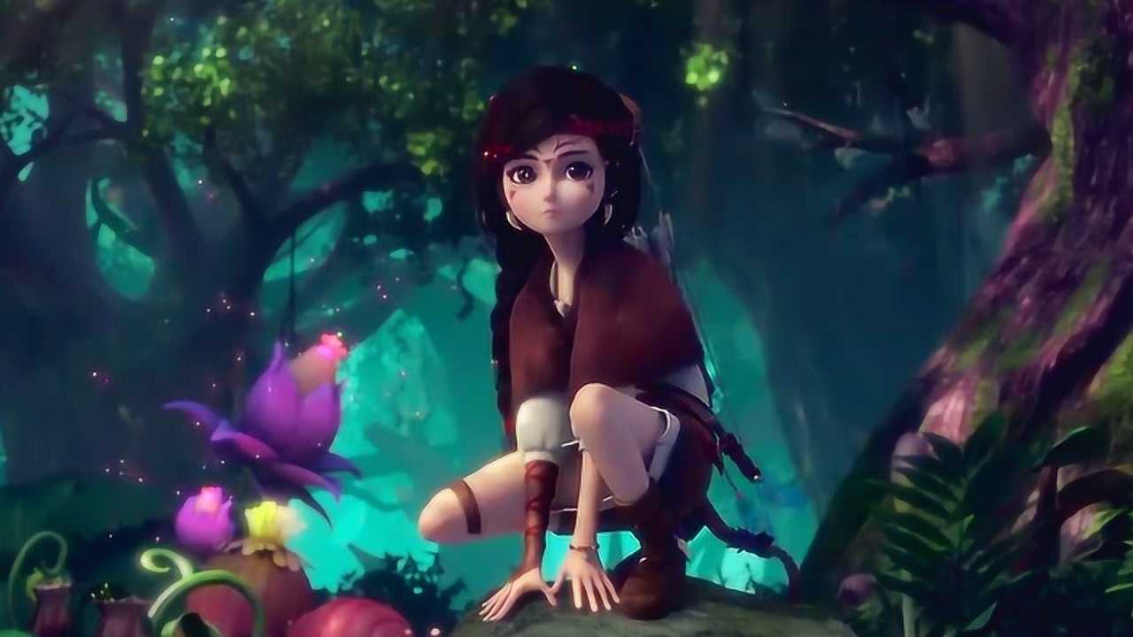 熊出没奇幻空间:小女孩打跑三个大坏人,救下光头强它们_腾讯视频