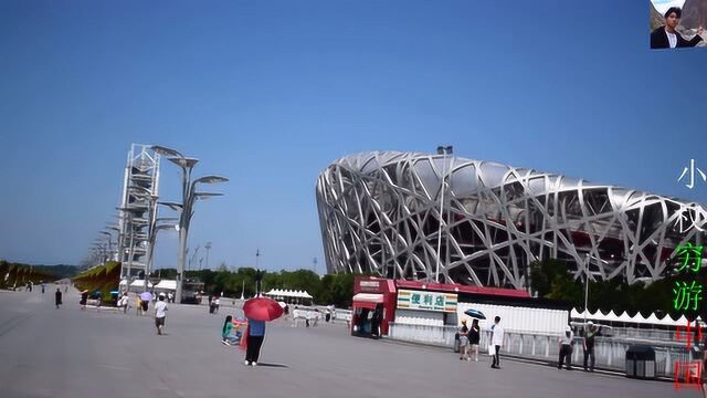 实拍北京鸟巢,被称为第四代体育馆的伟大建筑作品,太壮观了