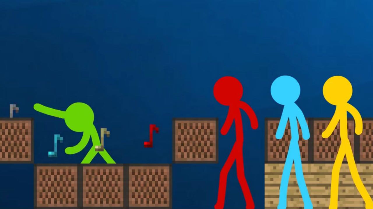 我的世界win10版火柴人5兄弟音乐表演谁才是最棒的