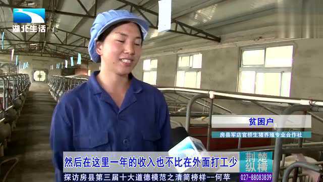 湖北电视台专题报道探访房县第三届十大道德模范之清简榜样何苹