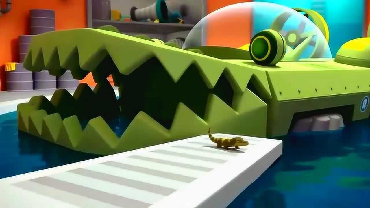 海底小纵队第四季短吻鳄母带宝宝的方式是什么样的呢