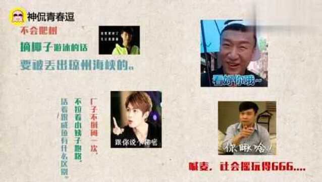 一句话证明你是哪里人,鹿晗:装垫台儿