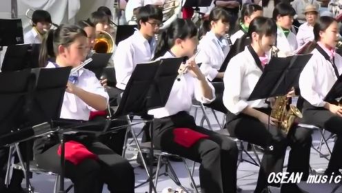 童年的回忆，中学生管乐队版演奏忍者乱太郎主题曲《勇气100%》