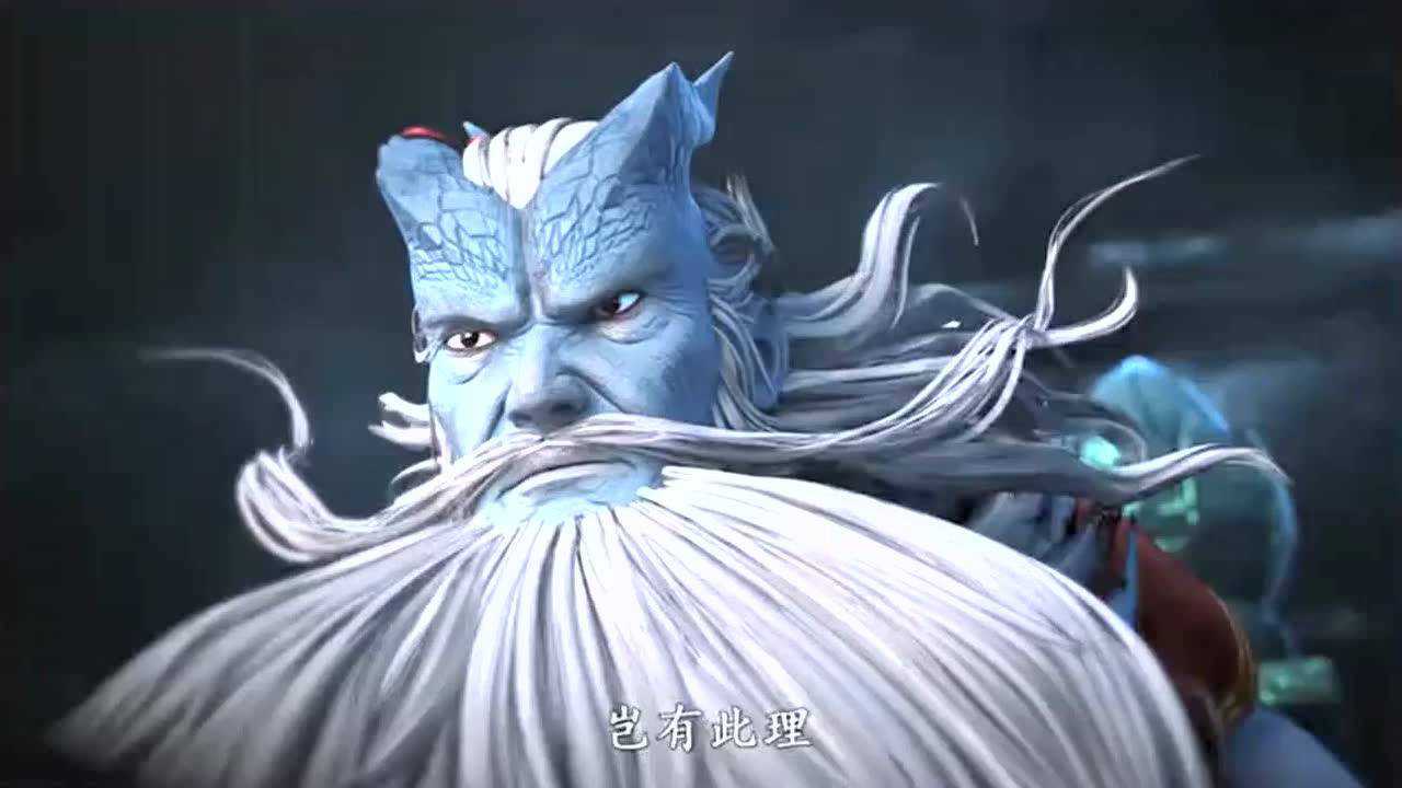 西行纪白狼用身体帮小羽挡箭老龙王将女儿托付给他