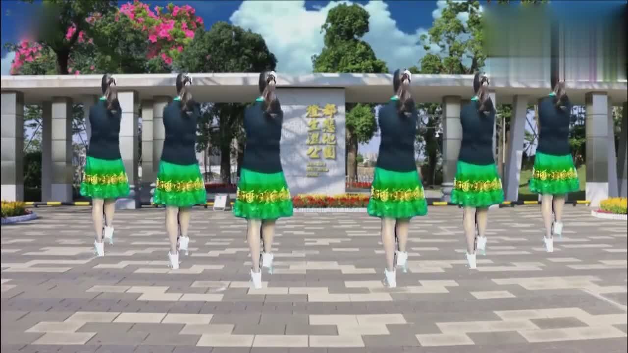 经典老歌16步广场舞《花蝴蝶》附分解教学